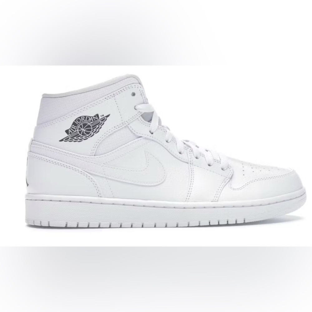 Jordan 1 Retro Mid White Cool Grey M Size 8